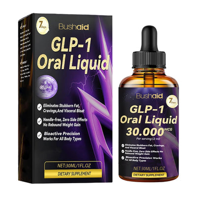 30ml GLP-1 Oral Liquid GLP 1 Peptide Complex Serum Weight Loss Supplements Natural Advanced Body Care Liquids Drops For Women