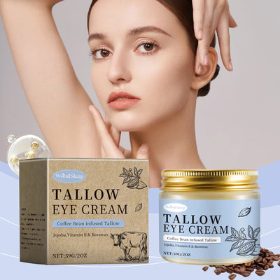Firming Eye Cream Eye Bag Removal Fade Fine Lines Lightening Dark Circles Moisturizing Brighten Tallow Anti Puffiness Eye Cream