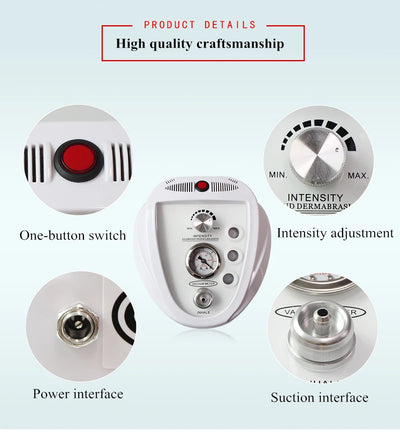Microdermabrasion Facial Diamond Dermabrasion Machine Portable Blackhead Acne Pore Cleaning Beauty Device Rejuvenation Peeling