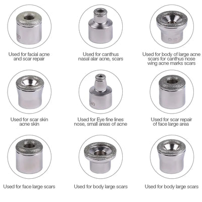 Combo Beauty Tool Set Diamond 3 In 1 Scar Microdermabrasion Dermabrasion Machine Water Spray Exfoliation Wrinkle Face Peeling