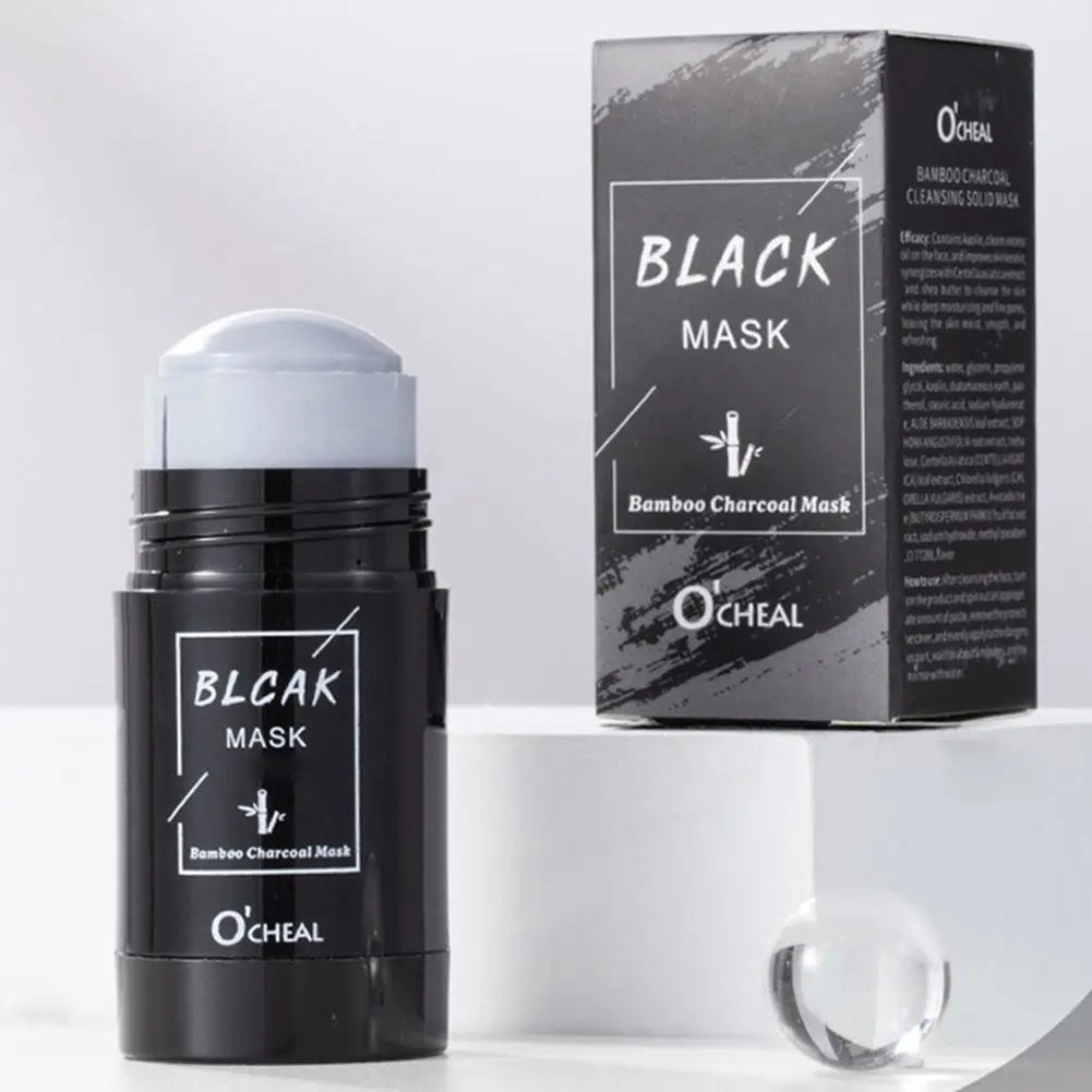 Green Tea Stick Facial Mask Deep Cleaning Mud Cream Replenish Water Moisturize Control Oil Shrink Pores Remove Blackheads