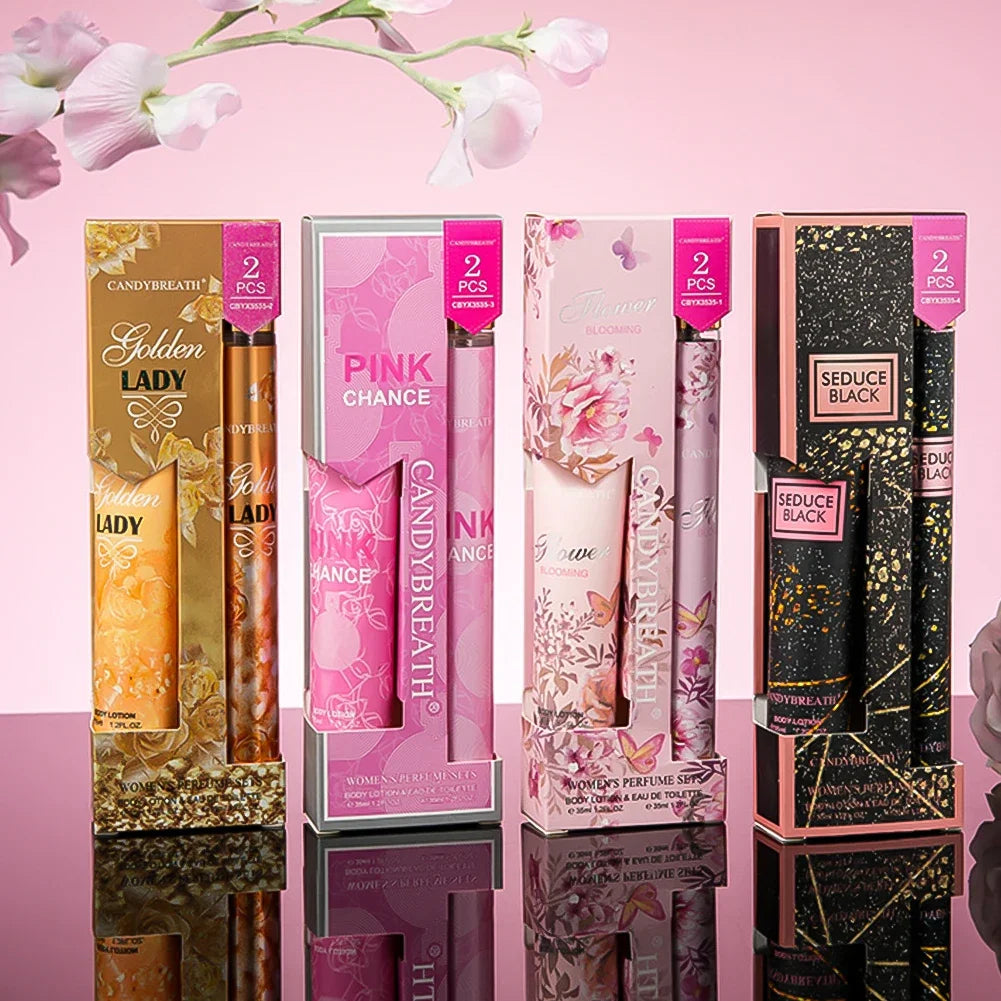 Perfume Gift Set Lasting Fragrance Body Spray Body Lotion and Perfume Gift Women Fragrances