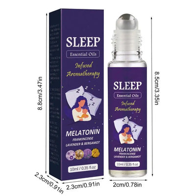 Pure Natural Essential Oils Sleeping Rollerball Essential Oil Lavender And Bergamot Soothing Essential Oil Gifts for Women
