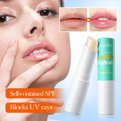 SADOER Hyaluronic Acid Lipstick Lips Skincare Nourishing Brightening Moisturizing Lip Balm Lips Skin Care Products