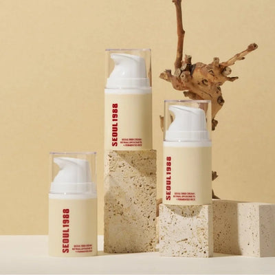 Seoul 1988 Anti-Aging Trio: 4% Retinal Eye Cream + 2% Retinal Serum w/ Black Ginseng for Wrinkles & Brightening,Korean Skincare