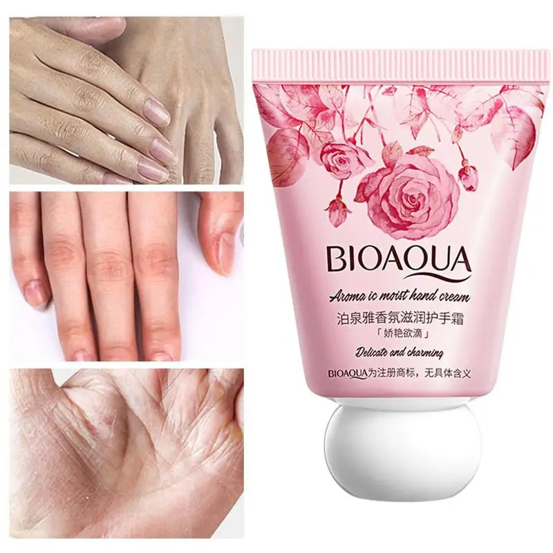 1pcs Fragrant Hand Cream For Women Moisturizing Anti-wrinkle Repair Anti Dry Hand Skincare Lotion Hands Care Christmas Gift