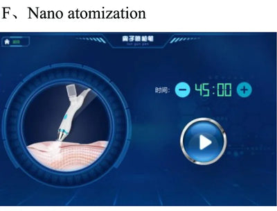 Smart Ice Blue Plus 7 in 1 Oxygen Hydro dermabrasion Bubble Machine Professional Face Hydra Machine rf Lifting ultrason machine