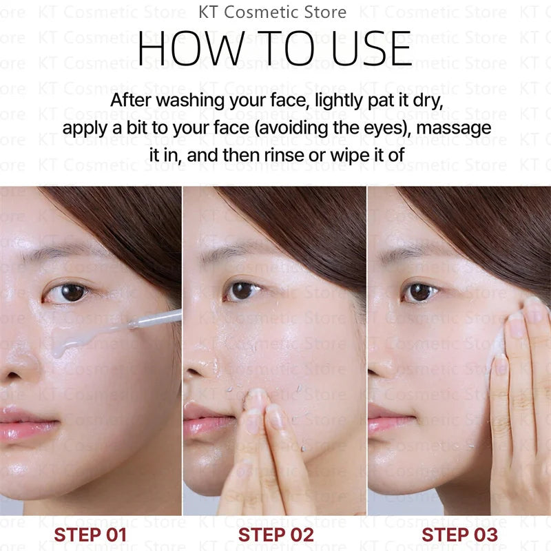 Black White Rice Peel Shot Glow Rice Ampoule Duo Exfoliate Dead Skin Closed Pimples Moisturize Brighten Smooth Pores Care Korea