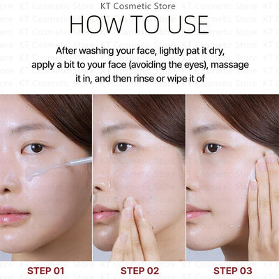 Black White Rice Peel Shot Glow Rice Ampoule Duo Exfoliate Dead Skin Closed Pimples Moisturize Brighten Smooth Pores Care Korea