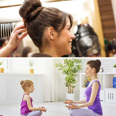 Hair Donut Hair Bun Maker for Kids,Ballet Buns Maker for Kids, Sock Bun Hair Maker,Donut Bun Maker Hair,Easy Bun Hair Bun Maker