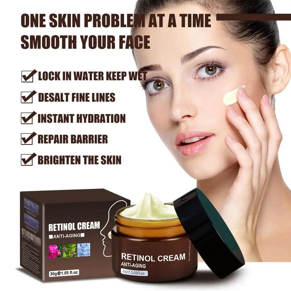 1pcs Retinols Face Cream Remove Wrinkle Anti-Aging Fade Fine Lines Face Cream Instant Face Lift Retinols Cream For Face