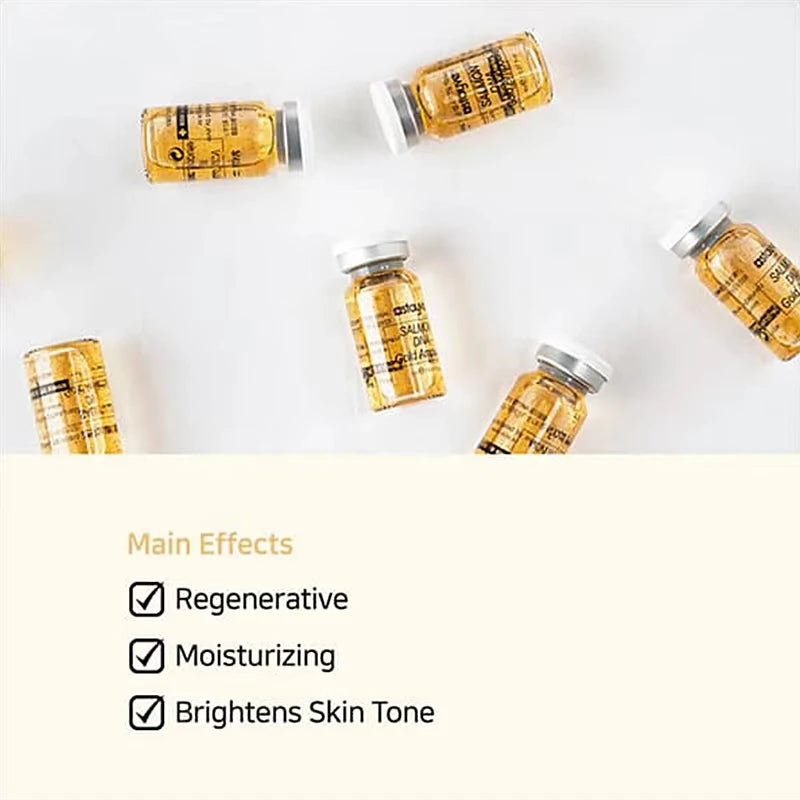 8ml Salmon DNA Gold Ampoule Skin Booster Serum Stayve BB Cream Glow Beginner Starter Kit Korea Face Skin Care Essence Foundation