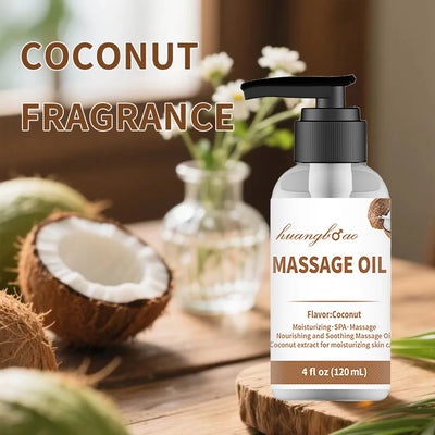 Lavender Massage Oil for Couples - Full Body Massage Oil for Date Night Massage Smooth Gliding Formula Valentine's Day present