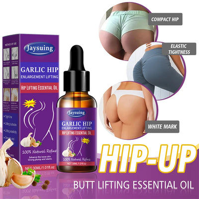 Garlic Buttock Enlargement Essential Oil Buttocks Firming Lifting Shape Massage Growth Increase Tighten Sexy Big Butt Body Care