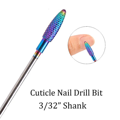 1pc Tungsten Carbide Nail Drill Bit Cutter For Manicure Machine Carbide Electric Nail Drill Milling Cutter For Nail Accessories