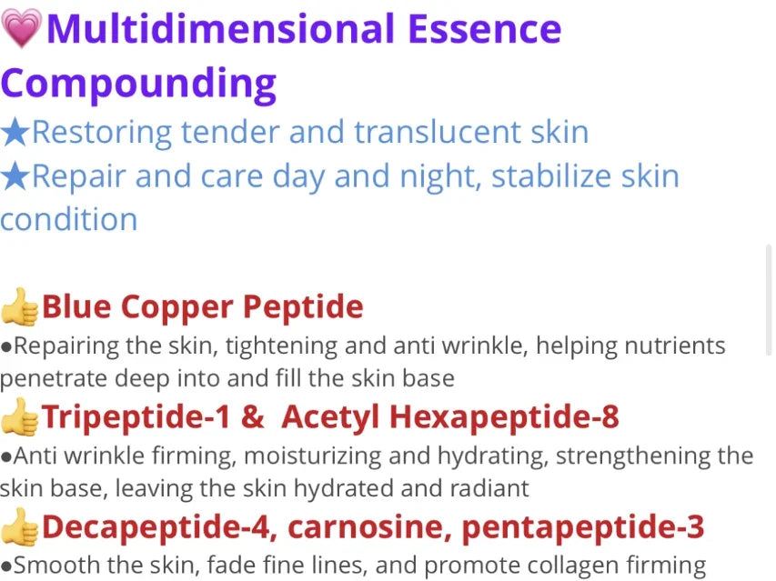 High end wrinkle essence, fast absorption makes you 20 years younger