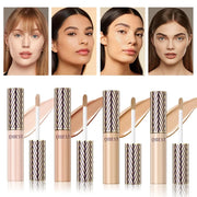 QIBEST Concealer Liquid Foundation Face Makeup Women Brightening Cream Full Coverage Concealer Lasting Modify Corrector Skin