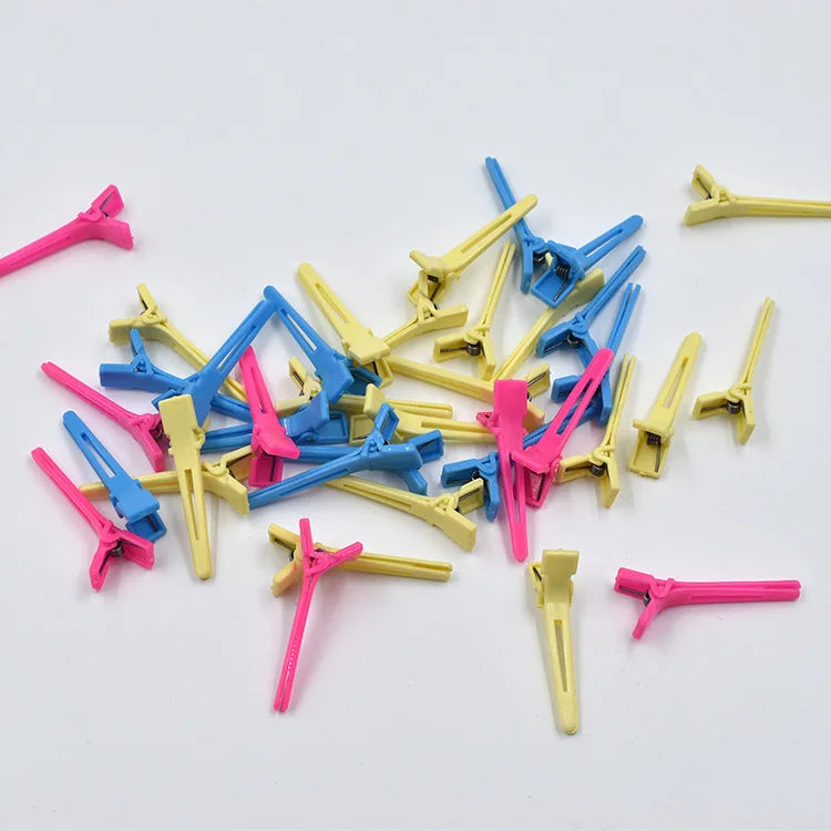 Boxed Hairdresser Hair Clips Curl Styling Perm Positioning Clip Cold Hot Positioning Hot Clip Partition Clamp Styling Tools