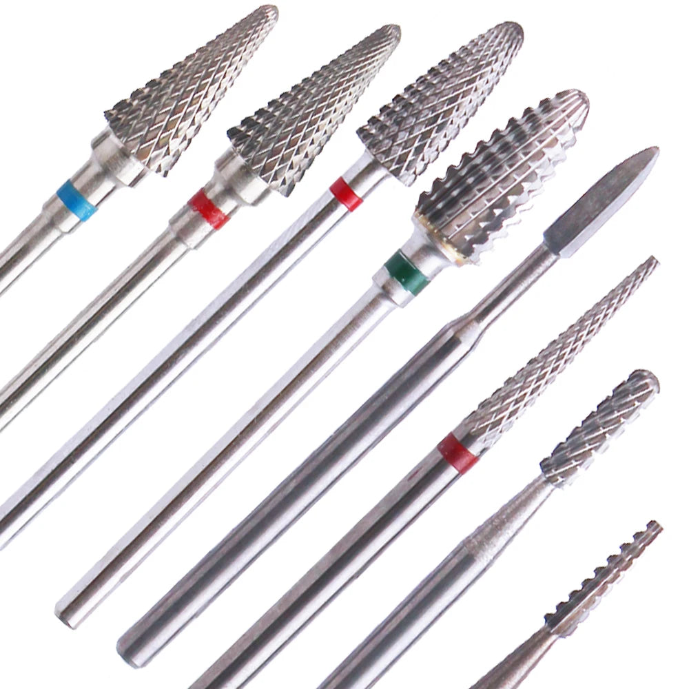 1pc Tungsten Carbide Nail Drill Bit Cutter For Manicure Machine Carbide Electric Nail Drill Milling Cutter For Nail Accessories