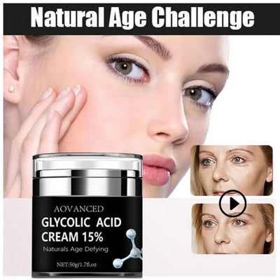 15% Glycolic Acid Cream Anti Wrinkle Face Cream Lifting Firming Cream Moisturizing Cream Exfoliating Cleaning Pore