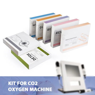 foreverlily 5 pcs CO2 Pods Kit co2 Capsule For Aqua Facial Machine CO2 Gels Bubble Pen Cleaning Facial Beauty Machine Skin Care