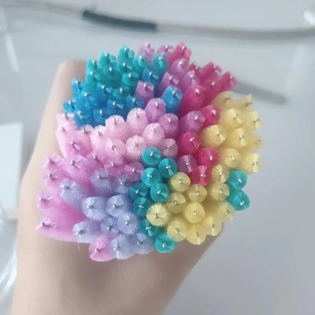 50Pcs Disposable Eyelash Wands Brush Comb Eye Lashes Extension Accessories Mascara Wand Makeup Professional Beauty Tool
