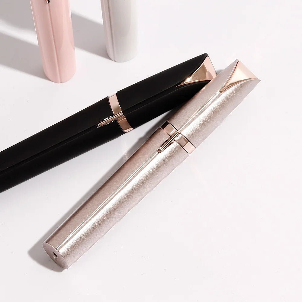 Electric Eyebrow Trimmer Mini Eyebrow Epilator Portable Facial Hair Shaver Lip Hair Nose Hair Removal Razor Women Trimmers