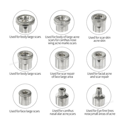 Diamond Microdermabrasion Machine Facial 3 in 1 Professional Exfoliation Blackhead Removal Acne Clearn Anti Aging Skincare Tool