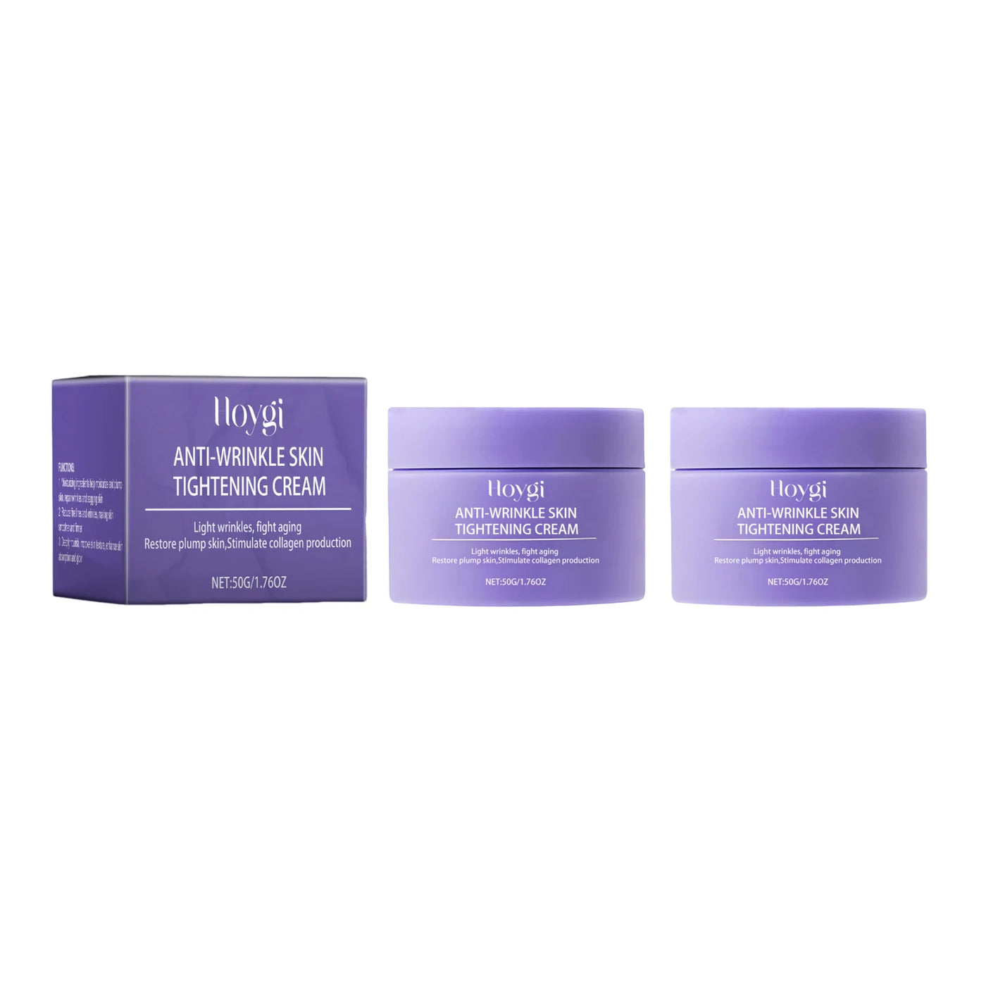 Hoygi Wrinkle Reducing Skin Overnight Toning Tightening Cream Body Firming Improve Skin Sagging and Fine Lines Natural Ingredien