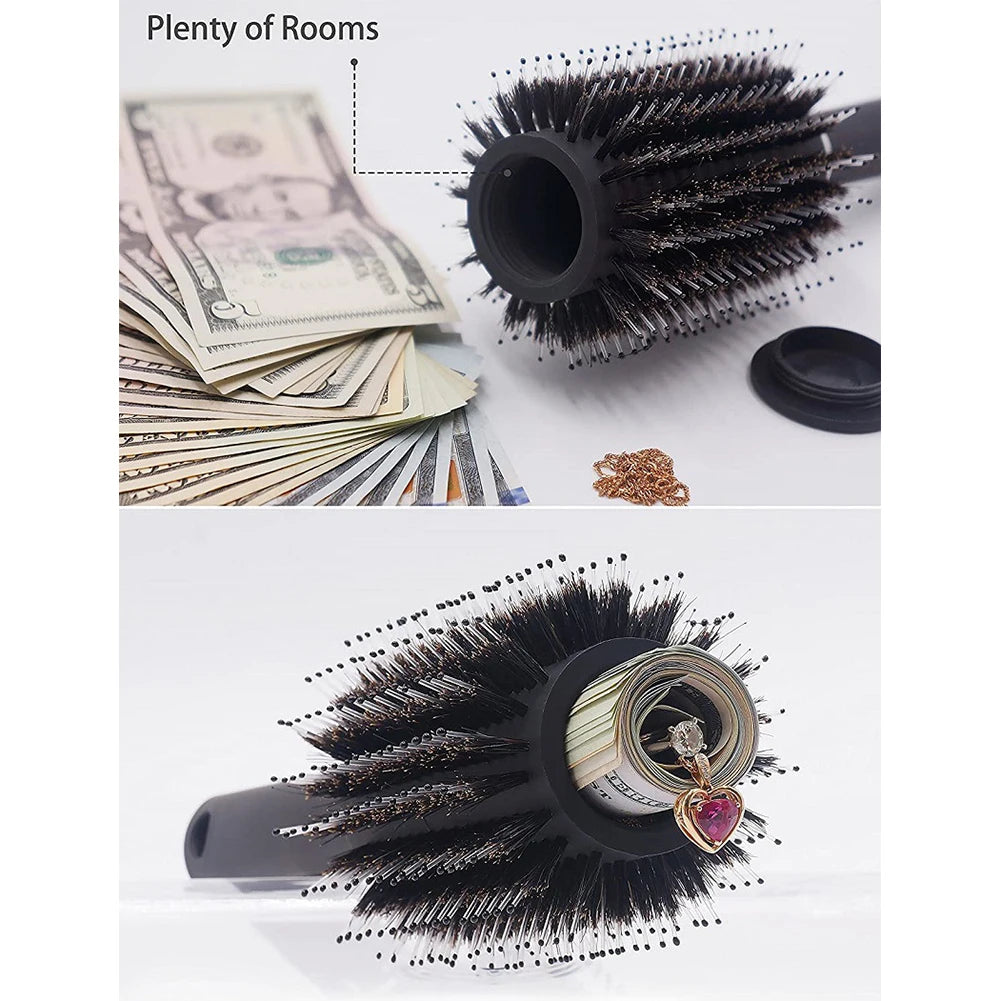 Creative Sight Secret Hair Comb ⁣⁣⁣⁣Hidden Storage Compartment Travel Diversion Stash Safe Container Hide Cash Ring Necklace Key