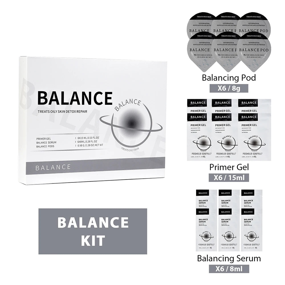 Foreverlily 5 pcs CO2 Pods Set For CO2 Bubble Pen Aqua Face Cleaning CO2 Capsule Gels Facial SPA Beauty Restart Kit Skin Care