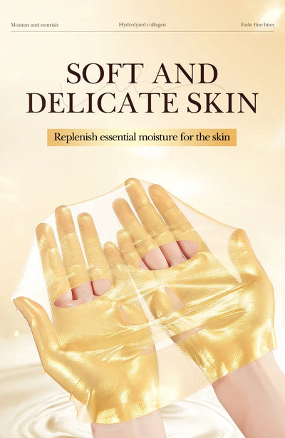 SADOER 24k Golden Collagen Facial Masks Anti Wrinkle Firming Moisturizing Anti-Aging Face Mask Beauty Facial Skin Care Products