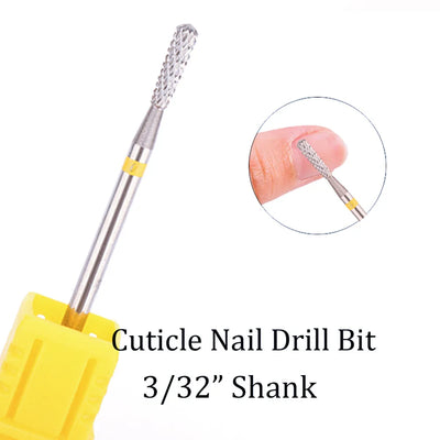 1pc Tungsten Carbide Nail Drill Bit Cutter For Manicure Machine Carbide Electric Nail Drill Milling Cutter For Nail Accessories