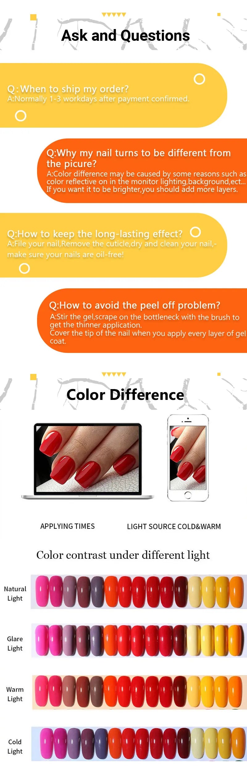 LILYCUTE 7ml Fluorescent Crackle Gel Nail Polish Summer Neon Red Green Vernis Semi Permanent UV Gel Nail Art Manicure For Nails