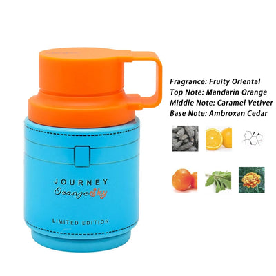 Arab Men's Charm Perfume Creative Thermos Cup Shape Floral Fruity Woody Fragrance Spray Unisex Fun Musk Sandalwood Perfume 100ml