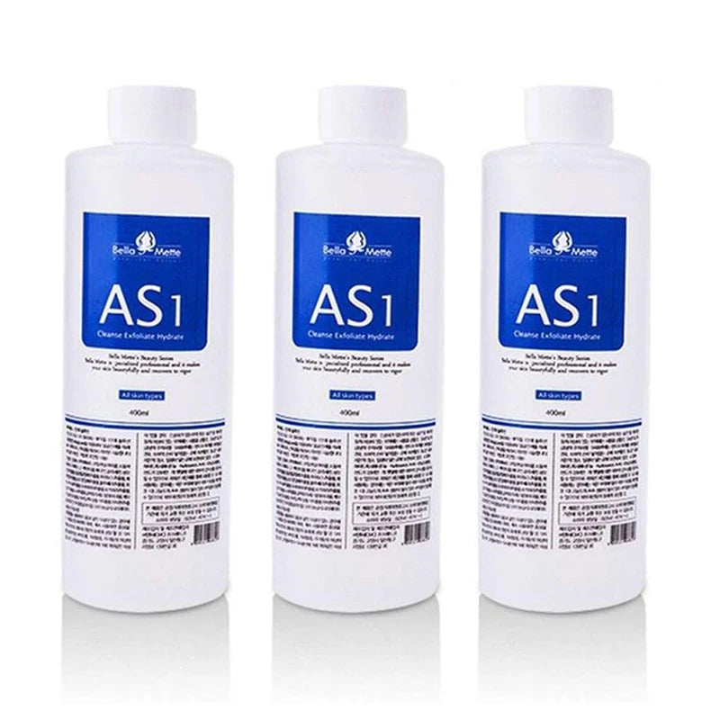 3pcs AS1 SA2 AO3 Aqua Peeling Solution 400ml Hydra Dermabrasion Face Clean Facial Cleansing Blackhead Export Liquid Beauty Salon
