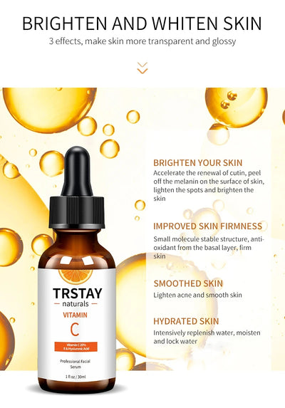 Natural Vitamin Serum Original Face Dark Spot Whitening Brighten Moisturizing VC Essence For Stretch Mark korean skin care