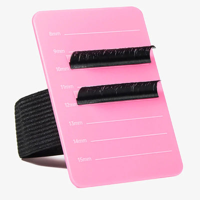 Acrylic Eyelash Extension Organizer Pallet False Lash Stand Tile Palette Eyelash Holder with Belt Graft Lash Scale Tools