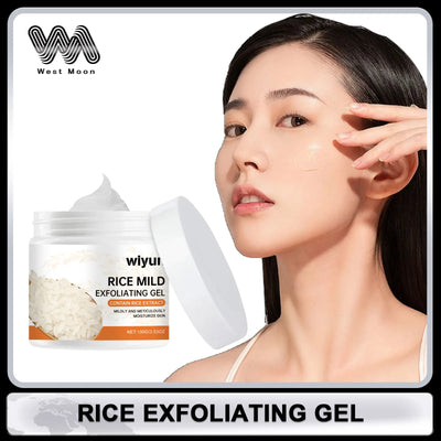 Rice Exfoliating Gel Face Oil Control  Purifying Face Pores Shrinking Brighten Moisturizing Facial Scrub Product Improve Skin