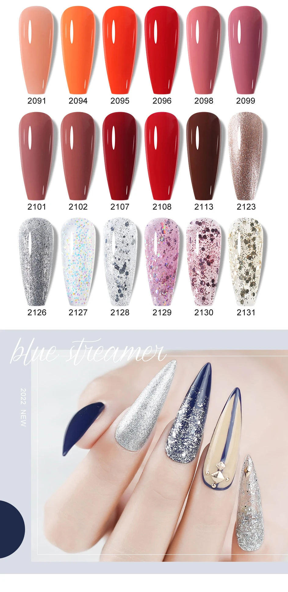 Clou Beaute Nail Gel Polish Kit 15ml Soak Off UVLED Nails Varnish Semi Permanent Nail Art Gels Lacquer Top Base Coat Gel Lacquer