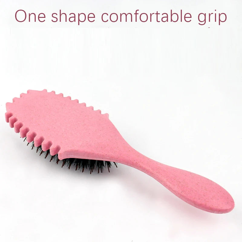 Curls Define Styling Brush Tangled Boar Bristle Hair Comb Boar Bristle Detangling Hair Brush Shaping Defining Hair Styling Tools