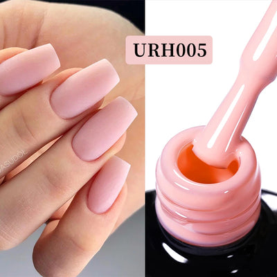UR SUGAR 7ml Nude Pink Color Nail Gel Polish Semi Permanent Soak Off UV DIY Nail Art Gel Long Lasting Design Manicure Supplies