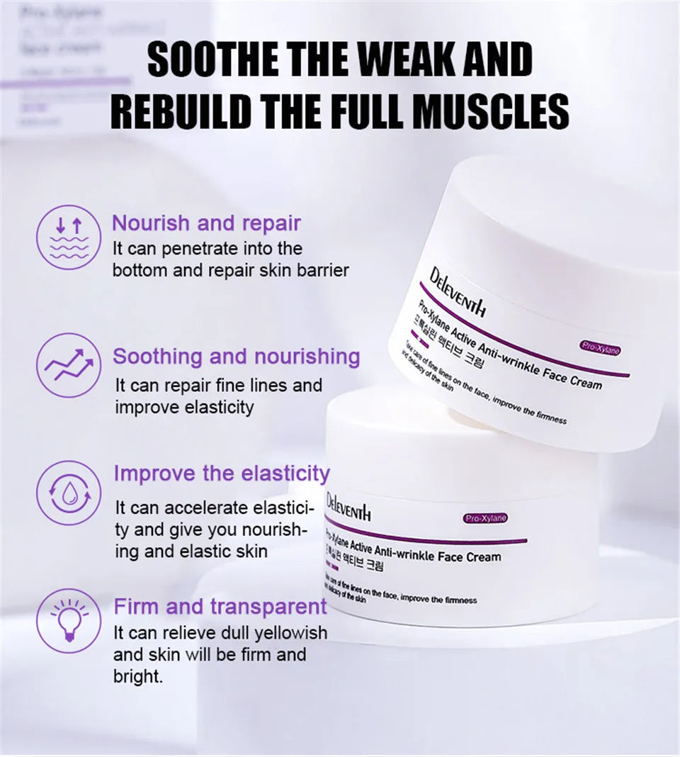 Instant Remove Wrinkles Face Cream Anti Aging Korean  Moisturizing Fades Fine Lines Lifting Firming Whitening Brighten Skin