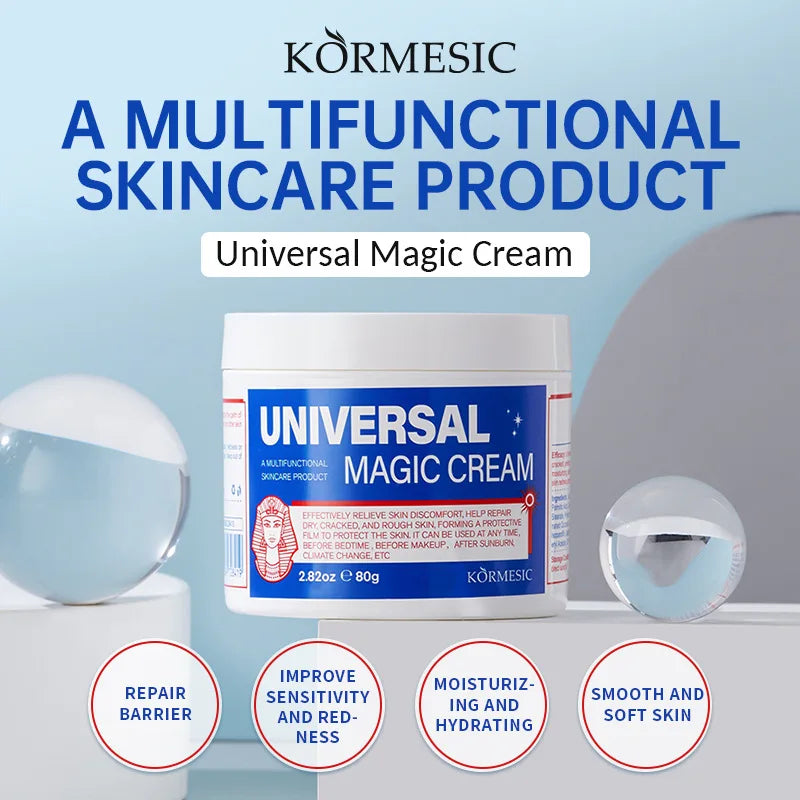 80g Universal Magic Cream Facial Care Moisturizing Face Cream Skin Repair and Smooth and Soft The Skin