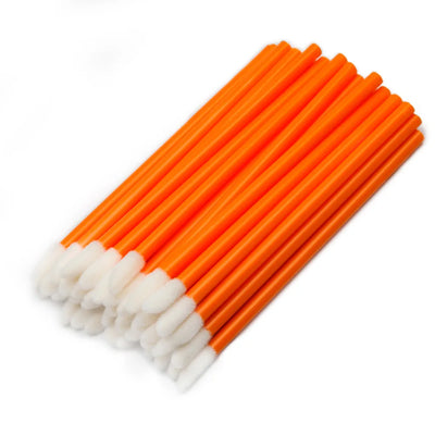 50pcs New Disposable Cosmetic Lip Brushes Lipstick Lip Glossy Wands Pen Cleaner Applicator Eyeshadow Gloss Makeup Brushes Tools