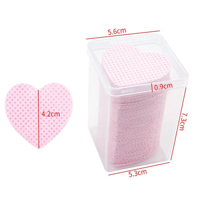200 Pcs Glue Cotton Wipes Lint Free Pads Nail Polish Remove Wipes Cleaning Manicure Tool Gel Polish Removal Pad Paper Wipes