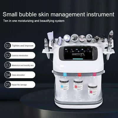 Hot Selling! 10IN1 Water Oxygen Jet Peel Hydro Beauty Skin Cleansing facial Machine Facial Machine Water Aqua Peeling for spa
