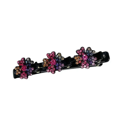 Double Layer Braided Hairpin Broken Hair Fixed Clip Women Girls Korean Fashion Hairpin Headband Hairpin Lazy Styling Accessories