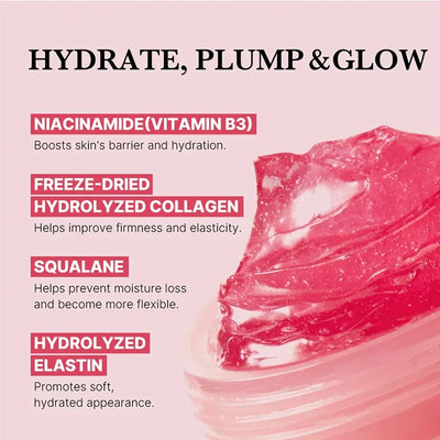 24h Glow & Lifted Collagen Jelly Cream Niacinamide And Hydrolyzed Collagen Strengthen The Skin Barrier Moisturize The Skin 2025