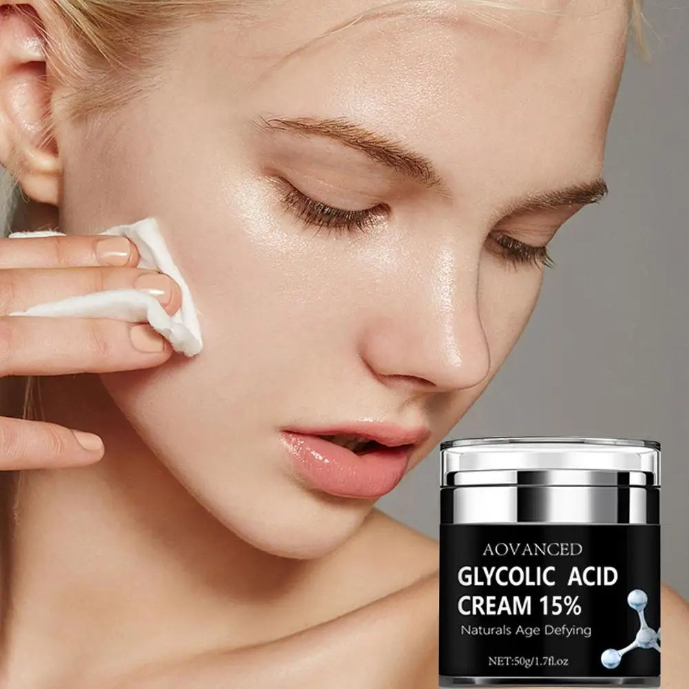 15% Glycolic Acid Cream Anti Wrinkle Face Cream Lifting Firming Cream Moisturizing Cream Exfoliating Cleaning Pore
